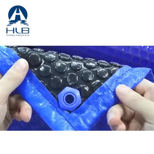 Round Black bubble Solar Pool Cover