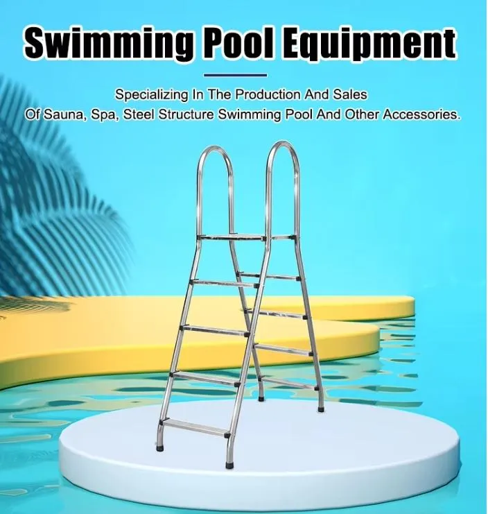 Rebrík nad zemným bazénom